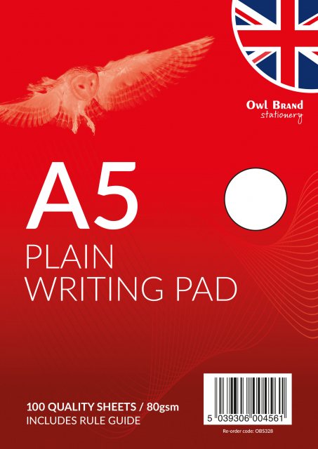A5 Plain Writing Pad