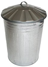 Tapered Metal Dustbin 18L