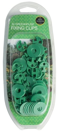 Greenhouse Fixing Clips 30 Pack