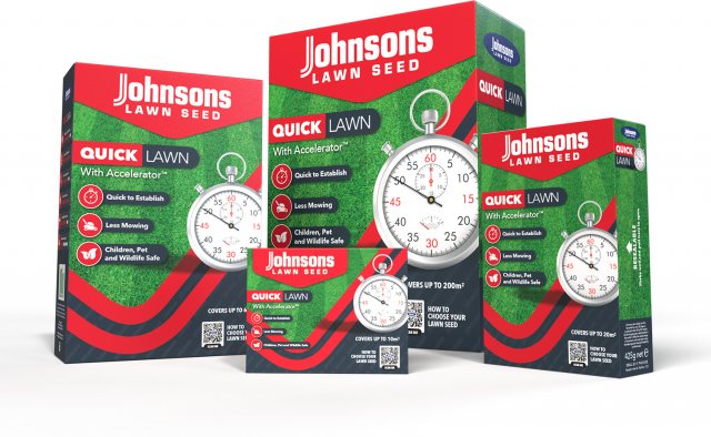 JOHNSONS Johnsons Quick Lawn With Accelerator Lawn Seed 425g