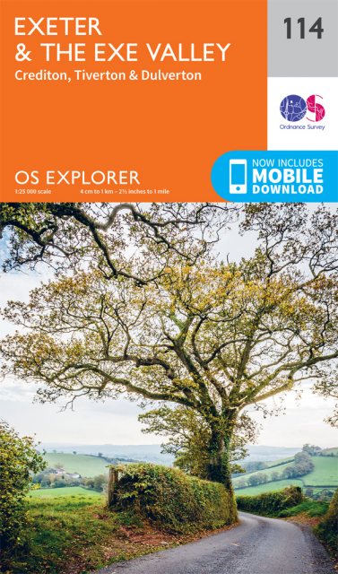 OS Explorer 114 Exeter & The Exe Valley