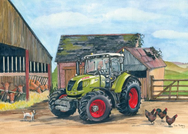 Claas Arion Greetings Card