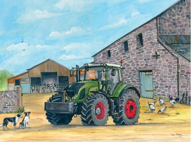 Fendt Vario Greetings Card