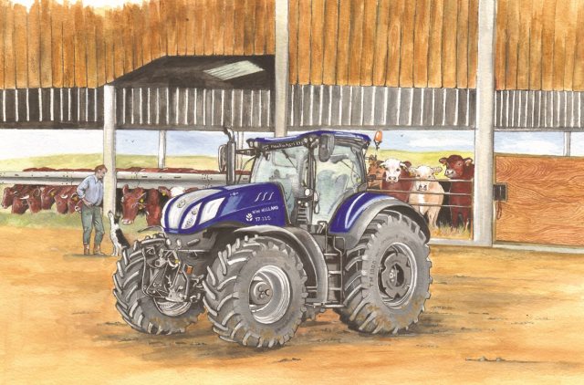 New Holland 17 Greetings Card