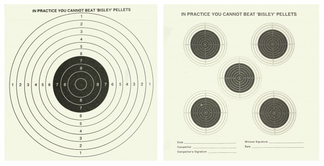 Bisley Paper Targets 25 Pack