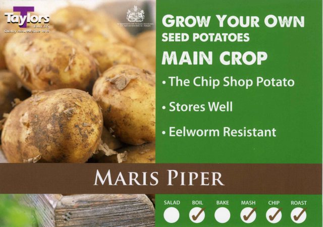 Taylors Bulbs Taylor's Bulbs Seed Potatoes Maris Piper 2kg