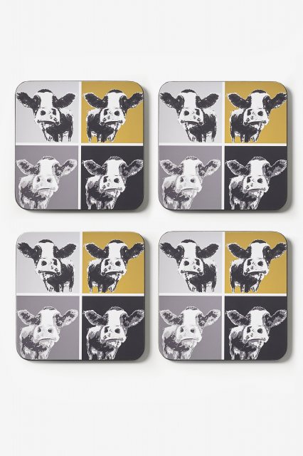 Moo Coasters 4 Pack