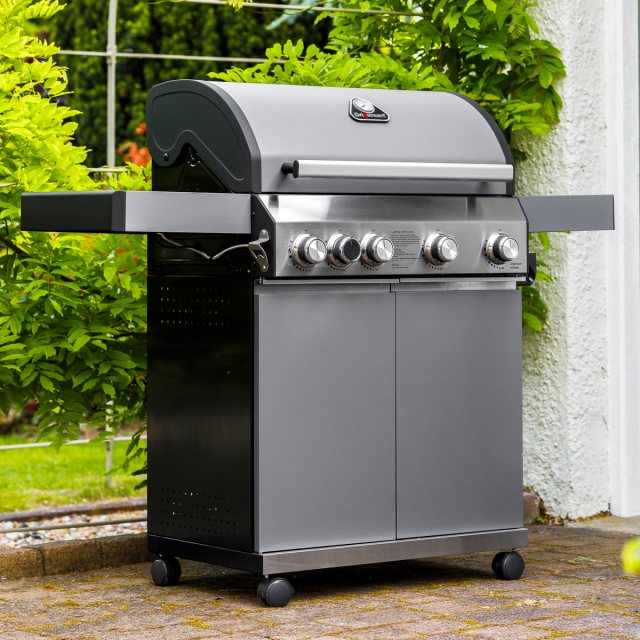 GRILLSTR Grillstream Classic 4 Burner Hybrid BBQ With Side Burner