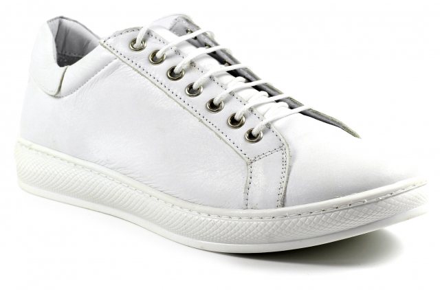 Lazy Dogz Lazy Dogz Forage Leather Trainer White