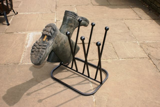 Poppy Forge 4 Pair Diagonal Boot Rack