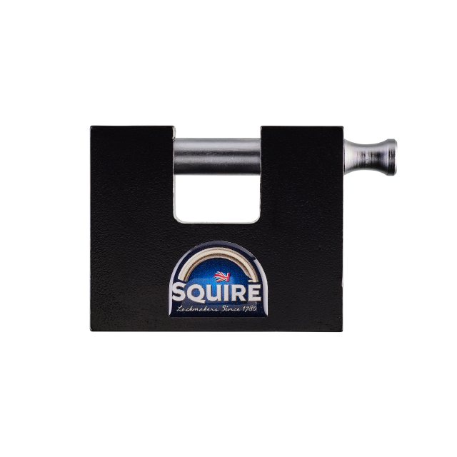 Squire Stronghold Container Lock 80mm Black