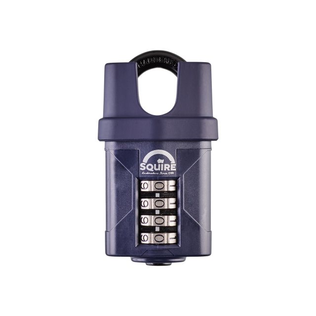 Squire Standard Mystic C/S Combination Lock 50mm Blue