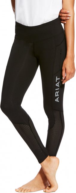 Ariat Ariat Eos Knee Patch Tights Black