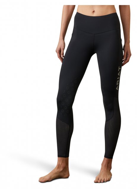 Collant D'équitation Ariat Tek EOS - Bleu Marine Taille S - Grip Genou Silicone - Occasion
