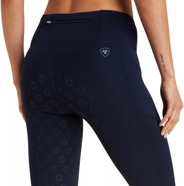 Ariat Womens Prevail Insulated Full Seat Tights - Navy Reflective - For The  Rider from Oakfield