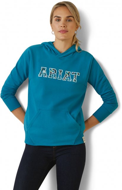 Ariat Ariat 3D Logo Hoodie Mosaic Blue