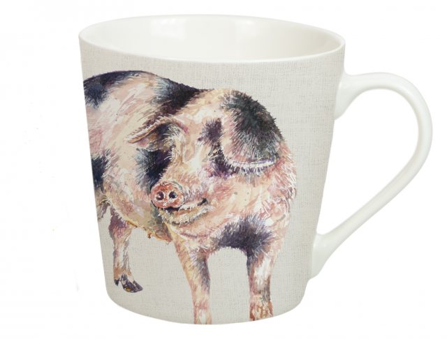 Country Life Pig Mug