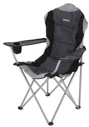 Regatta Regatta Kruza Camping Chair Black/Seal Grey