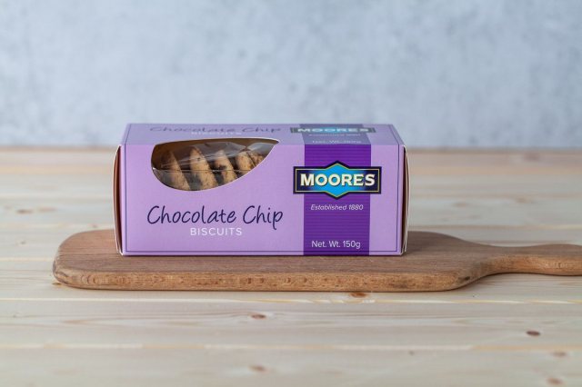 MOORES Moores Chocolate Chip Biscuits 150g