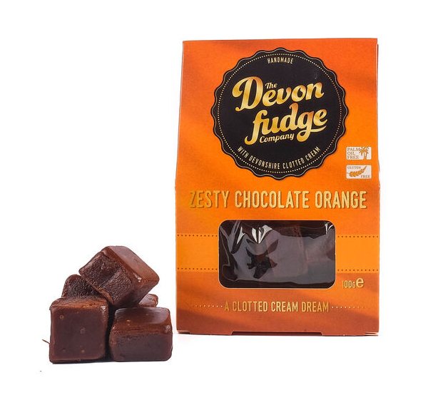 Devon Fudge Company's Chocolate Orange Fudge 100g Confectionary