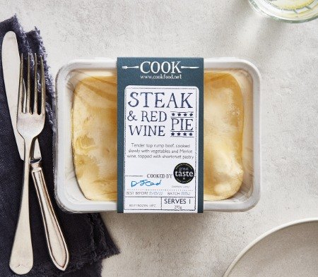 Cook Steak & Red Wine Pie Frozen Meal