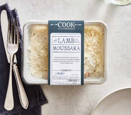 Cook Lamb Moussaka Frozen Meal