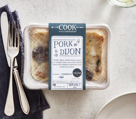 Cook Pork Dijon Frozen Meal