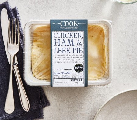 Cook Chicken, Ham & Leek Pie Frozen Meal