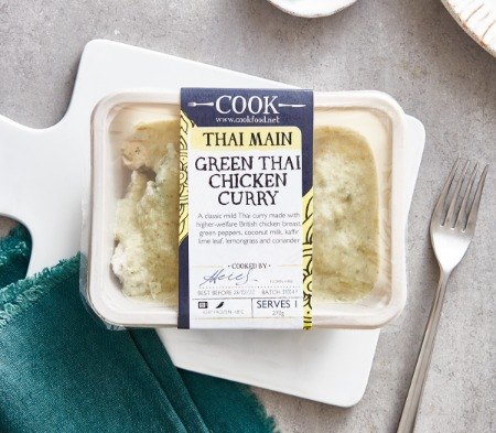 Cook Green Thai Chicken Curry Frozen Meal