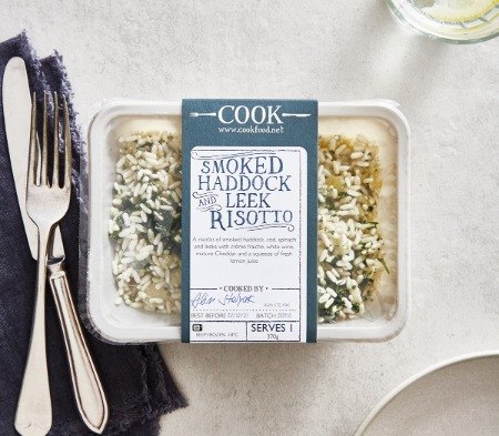 Cook Smoked Haddock & Leek Risotto Frozen Meal