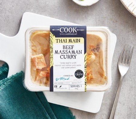 Cook Beef Massaman Curry Frozen Meal