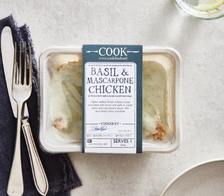 Cook Basil & Mascarpone Chicken Frozen Meal