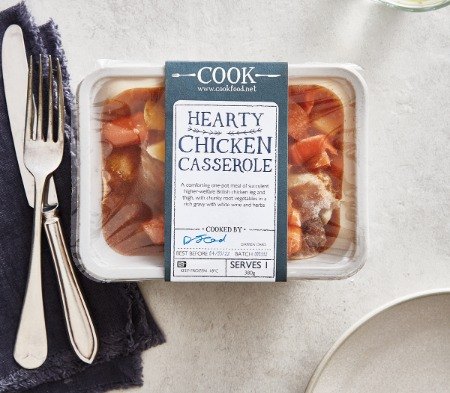 Cook Hearty Chicken Casserole Frozen Meal