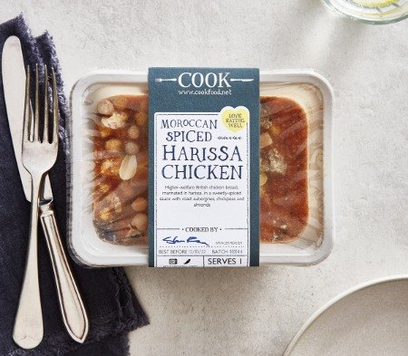 Cook Moroccan Spiced Harissa Chicken Frozen Meal