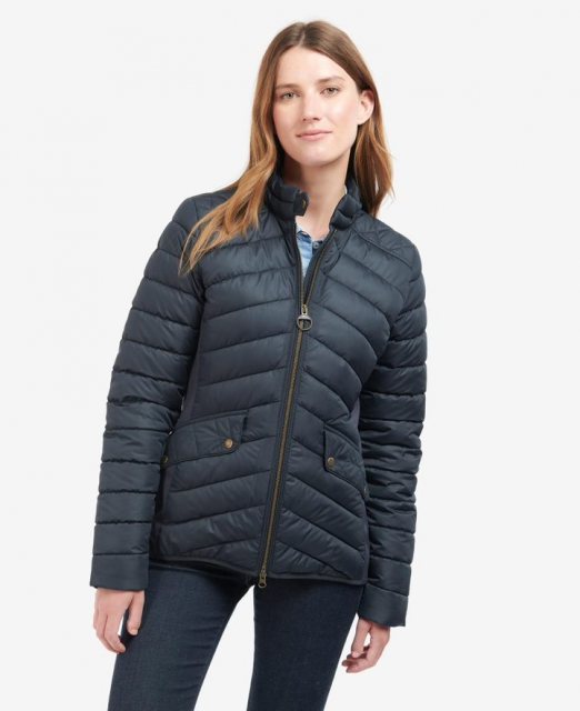 Barbour Barbour Cavalry Stretch Quilted Jacket Navy