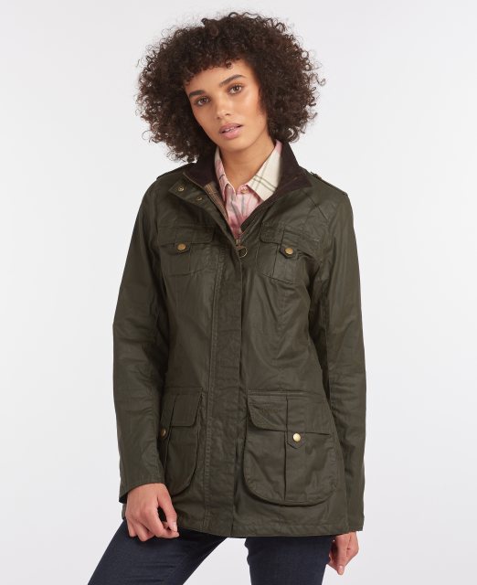 Barbour Barbour Defence Lightweight Wax Jacket Olive