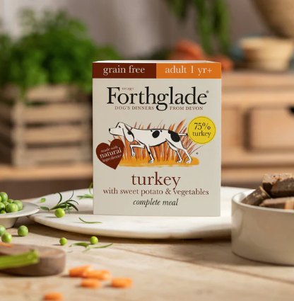 FORTHGLA Forthglade Grain Free Adult Turkey & Veg 395g