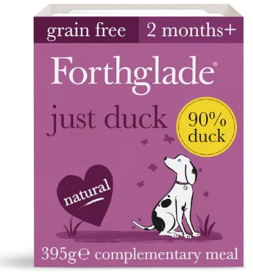 FORTHGLA Forthglade Grain Free Adult Just Duck 395g