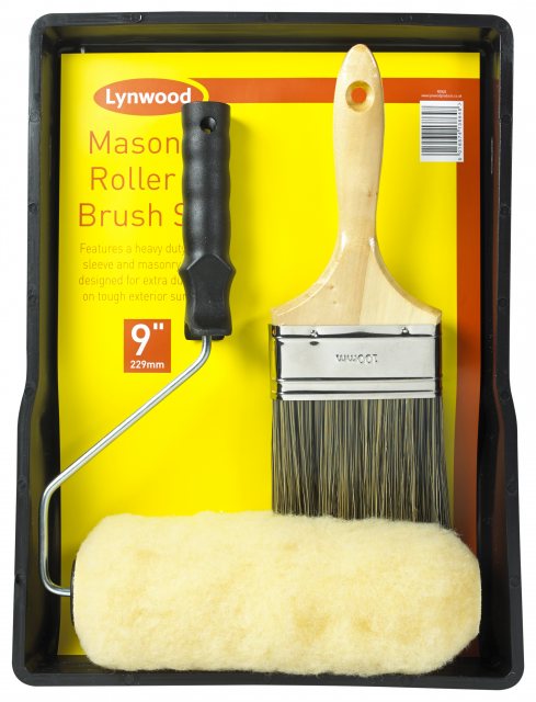 Lynwood Lynwood Masonry Roller & Brush Set 9"
