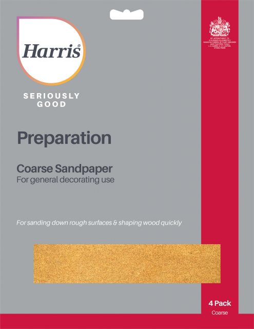 Harris Harris Seriously Good Sandpaper 4 Pack