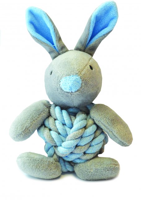 Little Rascals Knottie Bunny Dog Toy