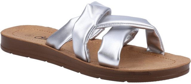 Divaz Divaz Zurich Vegan Summer Slider Silver