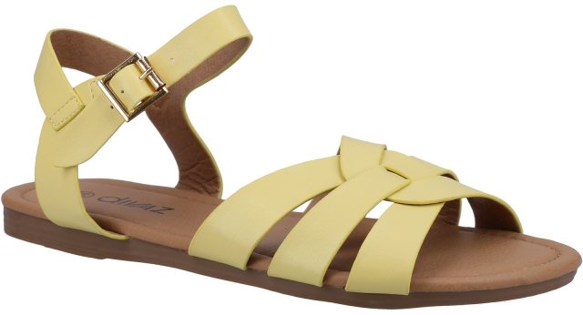 Divaz Divaz Antalya Vegan Summer Sandal Yellow