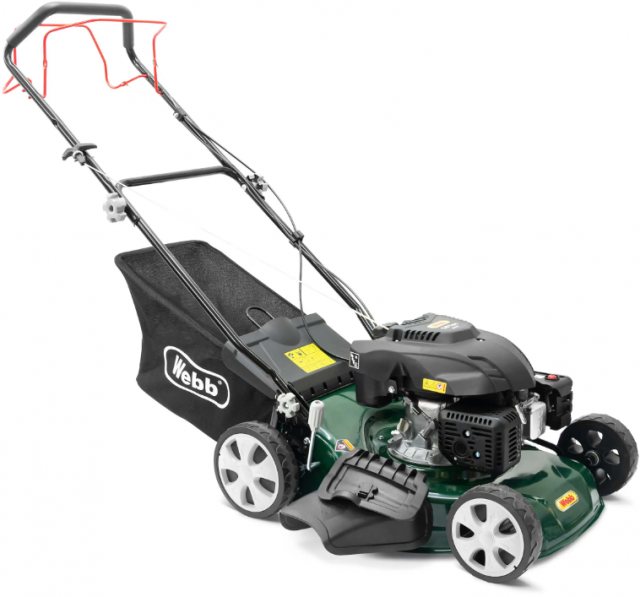 WEBB Webb Self Propelled Petrol Lawn Mower 18"