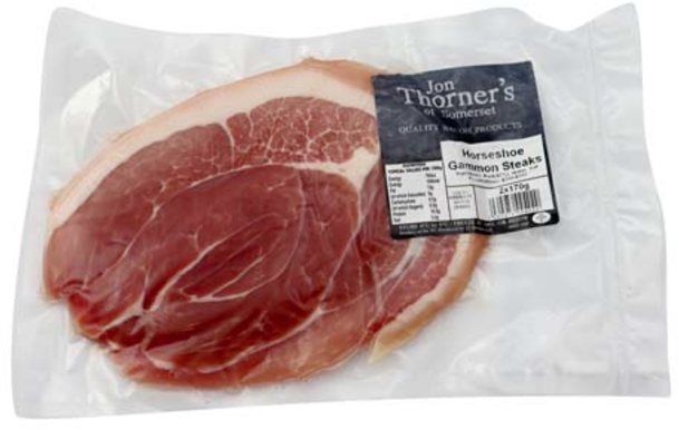 THORNERS Thorners Horseshoe Gammon Steaks 340g