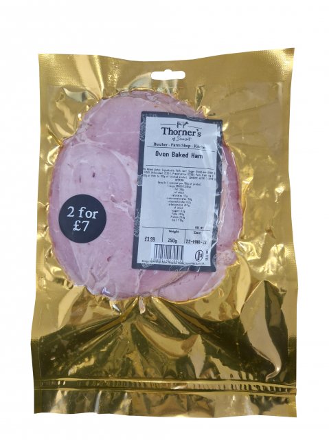 THORNERS Thorners Oven Baked Ham 250g