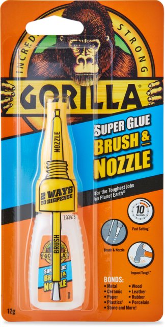 Gorilla Glue Superglue Brush & Nozzle 12g