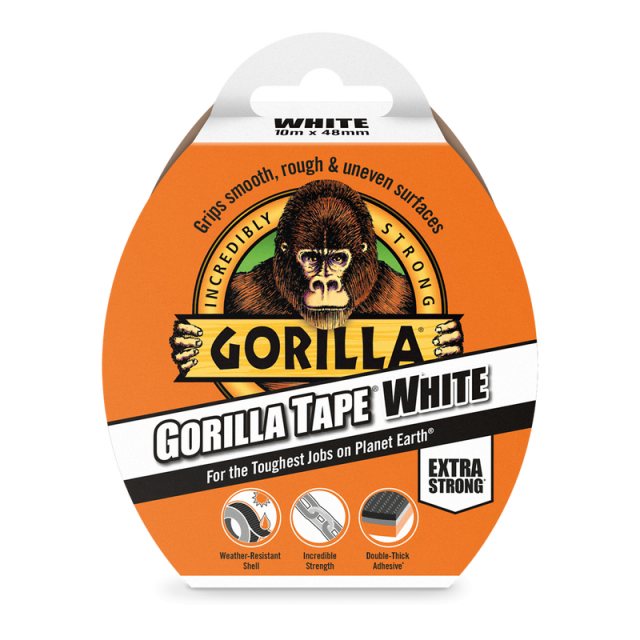 Gorilla Glue Gorilla Tape White 10m