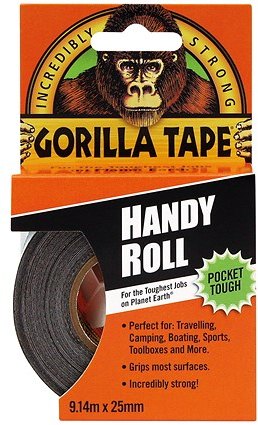 Gorilla Glue Tape Handy Roll Black 9m