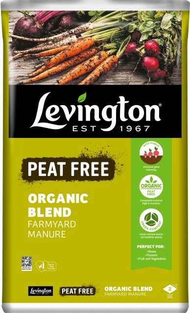 JAB Levington Peat Free Organic Blend Farmyard Manure 50L
